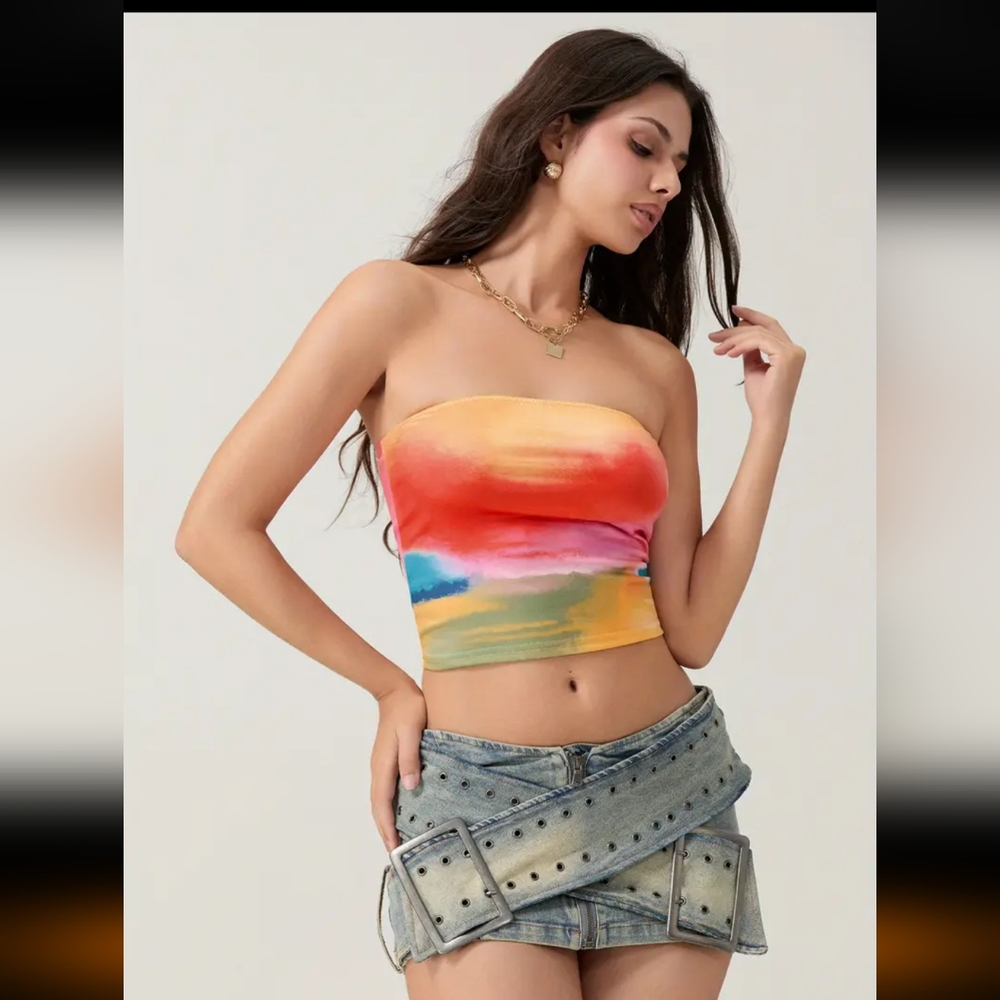 Tie Dye Tube Top